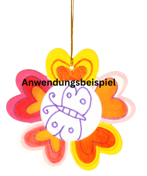 Preview: holz-bilderrahmen-blume